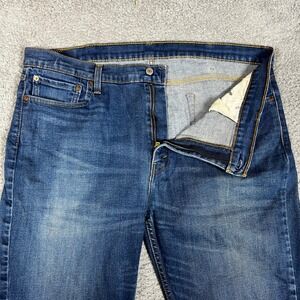 Levis Jeans 514 Mens 42x30 Straight Fit Mens Dark Wash Casual Formal Office